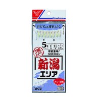 ハヤブサ 新潟エリア AS-009 8本鈎 3号 (ハリス 0.8号)　【10点セット】