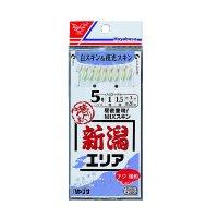 ハヤブサ 新潟エリア AS-009 8本鈎 3号 (ハリス 0.8号)　【10点セット】