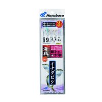 ハヤブサ 海戦イナダビシ MIXウィリー+カラ鈎2本 SN231 2本鈎2セット 10号 (ハリス 5号) 【10点セット】