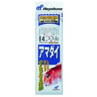 ハヤブサ ナイロン仕様 2本鈎2セット SE680 4号 (ハリス 3号) 【10点セット】