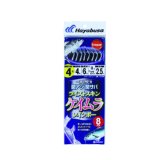 ハヤブサ 一押しサビキ 関アジ関サバ ツイストケイムラレインボー SS206 8本鈎1セット 5号 (ハリス 6号) 【10点セット】