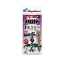 ハヤブサ 沖縄サビキ ぐるくんサビキ ケイムラMIXスキン 6本鈎 HS636 6本鈎1セット 2号 (ハリス 2号) 【10点セット】