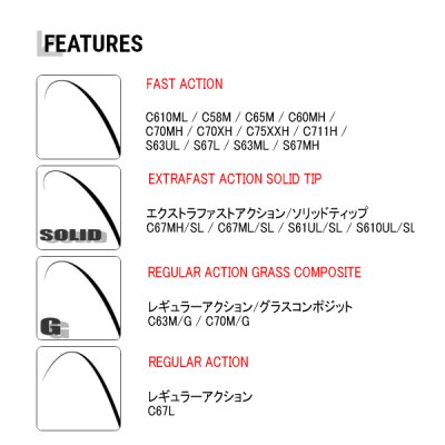 画像2: ≪'17年3月新商品！≫ テイルウォーク（tail walk） フルレンジ C67MH/SL〔仕舞寸法 200cm〕【保証書付き】【大型商品2/代引不可】