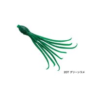 ≪'17年3月新商品！≫ シマノ 炎月 集魚ネクタイ イイダコベイビー EW-008Q 20T グリーンラメ 100mm 【6個セット】