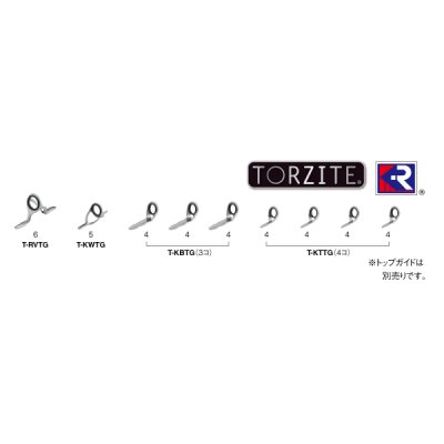 画像1: ≪パーツ≫ 富士工業 TORZITE(トルザイト)ガイドセット ルアーベイトキャスティング T-RVTG69 【代引不可/返品不可】