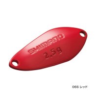 ≪'17年9月新商品！≫ シマノ カーディフ サーチスイマー TR-235Q 06S レッド 3.5g 【6個セット】