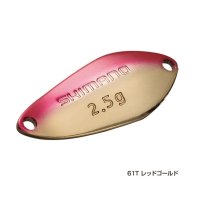 ≪'17年9月新商品！≫ シマノ カーディフ サーチスイマー TR-225Q 61T レッドゴールド 2.5g 【6個セット】