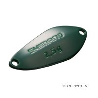 ≪'17年9月新商品！≫ シマノ カーディフ サーチスイマー TR-235Q 11S ダークグリーン 3.5g 【6個セット】