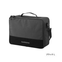 ≪'18年3月新商品！≫ シマノ リールポーチ PC-029R ブラック Lサイズ