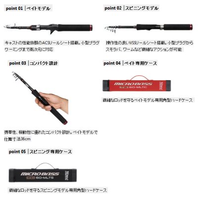 画像2: ≪'18年4月新商品！≫ PROX マイクロバスTE MBT60MLTC 〔仕舞寸法 36cm〕 【保証書付き】