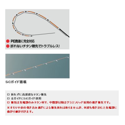 画像2: ≪'18年9月新商品！≫ ≪パーツ≫ 黒鯛工房 カセ筏師 イカダ竿カスタム替え穂先 カスタム-KTS ACTION 3 〔全長 54.5cm〕 [9月発売予定/ご予約受付中]