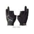 ≪'18年11月新商品！≫ サンライン ネオプレーングローブ(3本) SUG-412 ブラック×ブラック Mサイズ [11月発売予定/ご予約受付中]