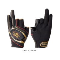 ≪'18年11月新商品！≫ サンライン MAGグローブ(3本) SUG-514 ブラック×ゴールド Mサイズ [11月発売予定/ご予約受付中]