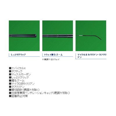 画像3: ≪'18年12月新商品！≫ シマノ 天平 ZA 硬調 61 〔仕舞寸法 51.5cm〕 【保証書付き】 [12月発売予定/ご予約受付中]