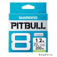 ≪'19年3月新商品！≫ シマノ ピットブル8 PL-M78S 300m 1.2号 ライムグリーン 【3個セット】