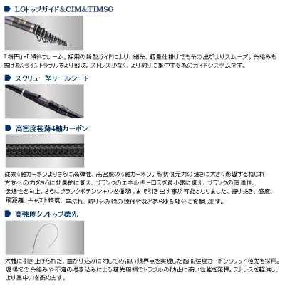 画像3: ≪'19年10月新商品！≫ 宇崎日新 ゼロサム X4 継承 5155 1.25号 5.15m 〔仕舞寸法 119cm〕 【保証書付き】 [10月発売予定/ご予約受付中]