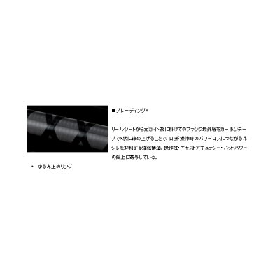 画像2: ≪'19年3月新商品！≫ ダイワ ネライ X MH-180 〔仕舞寸法 125cm〕