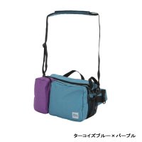 ≪'20年2月新商品！≫ アブガルシア ヒップバッグラージ3 ターコイズブルー×パープル 6L [2月発売予定/ご予約受付中]