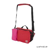 ≪'20年2月新商品！≫ アブガルシア ヒップバッグラージ3 レッド×ピンク 6L [2月発売予定/ご予約受付中]