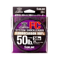 ≪新商品！≫ サンライン ソルティメイト システムショックリーダーFC 30m 18号 クリア