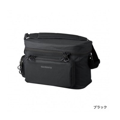 画像1: ≪'21年3月新商品！≫ シマノ タックルクッションバッグ BA-038T ブラック Mサイズ [3月発売予定/ご予約受付中]