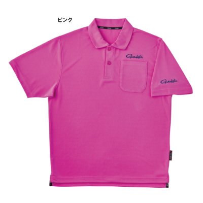 画像1: ≪'21年2月新商品！≫ がまかつ ポロシャツ(半袖) GM-3656 ピンク Lサイズ
