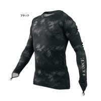 ≪'21年4月新商品！≫ がまかつ ラグゼ アクティブクールラッシュガード LE-4001 ブラック Mサイズ [4月発売予定/ご予約受付中]