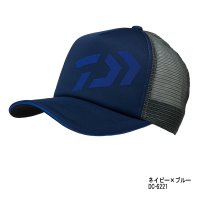 ≪'21年4月新商品！≫ ダイワ ベーシックメッシュキャップ DC-6221 ネイビー×ブルー フリーサイズ