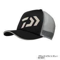 ≪'21年4月新商品！≫ ダイワ ベーシックメッシュキャップ DC-6221 ブラック×ライトグレー フリーサイズ