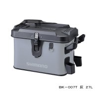 ≪'21年9月新商品！≫ シマノ ロッドレスト ボートバッグ(ハードタイプ) BK-007T グレー 27L [9月発売予定/ご予約受付中]