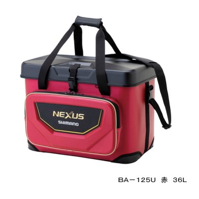 画像1: ≪'21年9月新商品！≫ シマノ 磯クール XT BA-125U レッド 36L [9月発売予定/ご予約受付中]