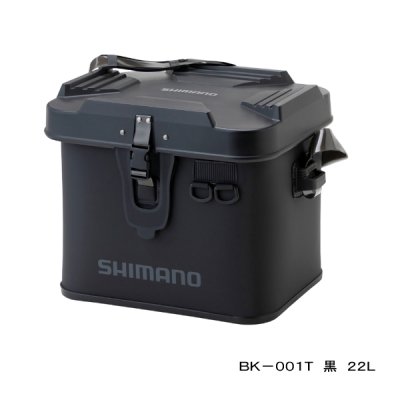 画像1: ≪'21年9月新商品！≫ シマノ タックルボートバッグ(ハードタイプ) BK-001T ブラック 27L [9月発売予定/ご予約受付中] 120