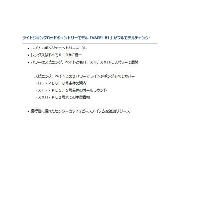 画像2: ≪'21年7月新商品！≫ ダイワ ヴァデル LJ 63XHB-2 〔仕舞寸法 100cm〕 【保証書付き】