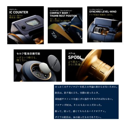 画像4: ≪'21年5月新商品！≫ ダイワ ソルティガ IC 300H-SJ(右) 【小型商品】