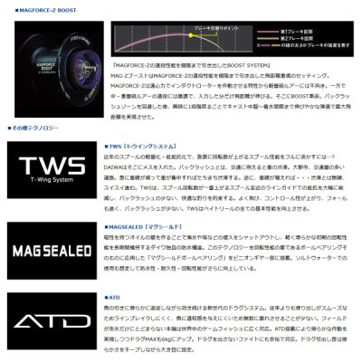 画像4: ≪'21年3月新商品！≫ ダイワ スティーズ A TW HLC 6.3L(左) 【小型商品】