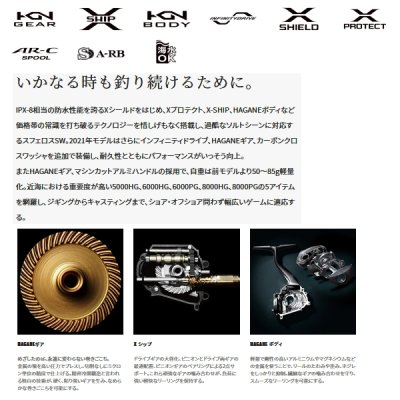 画像2: ≪'21年10月新商品！≫ シマノ '21 スフェロス SW 5000HG [10月発売予定/ご予約受付中] 【小型商品】