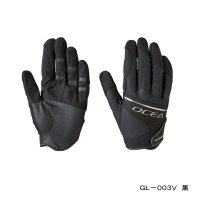 ≪'22年3月新商品！≫ シマノ オシア ベーシック グローブ GL-003V ブラック Sサイズ [3月発売予定/ご予約受付中]