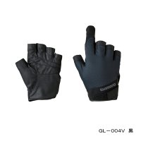 ≪'22年3月新商品！≫ シマノ キャスティング グローブ GL-004V ブラック XLサイズ [3月発売予定/ご予約受付中]