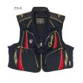 ≪'22年6月新商品！≫ がまかつ ゴアテックスインフィニアムTMウィンドストッパー(R) ショートメッシュベスト GM-2324 ブラック Lサイズ [6月発売予定/ご予約受付中]