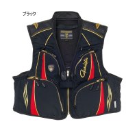 ≪'22年6月新商品！≫ がまかつ ゴアテックスインフィニアムTMウィンドストッパー(R) ショートメッシュベスト GM-2324 ブラック Lサイズ [6月発売予定/ご予約受付中]
