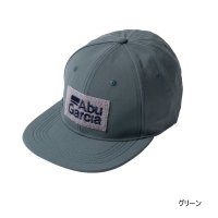 ≪'22年4月新商品！≫ アブガルシア ベルクロパッチキャップ グリーン フリーサイズ 【返品不可】