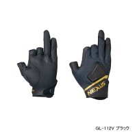 ≪'22年9月新商品！≫ シマノ ネクサス 防風 マグネット グローブ 3 GL-112V ブラック Mサイズ [9月発売予定/ご予約受付中]