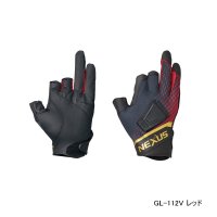 ≪'22年9月新商品！≫ シマノ ネクサス 防風 マグネット グローブ 3 GL-112V レッド Mサイズ [9月発売予定/ご予約受付中]