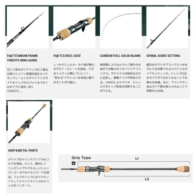 画像2: ≪'22年11月新商品！≫ テイルウォーク（tail walk） サクラマスジグ TZ C650 〔仕舞寸法 149cm〕 【保証書付き】 [11月発売予定/ご予約受付中] 【大型商品1/代引不可】