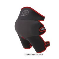 ≪'22年9月新商品！≫ PROX 低反発ヒップガード ロング PX8882KR ブラック×レッド フリーサイズ