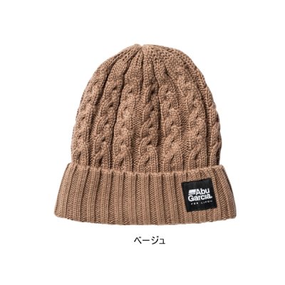 画像1: ≪'22年10月新商品！≫ アブガルシア フリースニットキャップ ベージュ フリーサイズ [10月発売予定/ご予約受付中] 【返品不可】