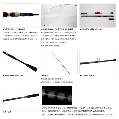 画像2: ≪'22年9月新商品！≫ ダイワ シーフレックス64 30-270・N 〔仕舞寸法 139cm〕