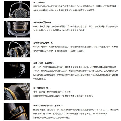 画像3: ≪'22年3月新商品！≫ ダイワ '22 カルディア SW 5000D-CXH 【小型商品】