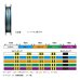 画像2: ダイワ UVF ソルティガセンサー 12ブレイドEX+Si 300m 2.5号 5色分け (2)