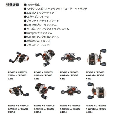 画像2: ≪'23年4月新商品！≫ アブガルシア レボ5 X HS(右) [4月発売予定/ご予約受付中] 【返品不可】 【小型商品】